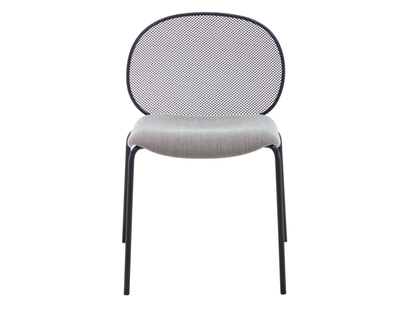 UNBEAUMATIN Steel chair with integrated cushion