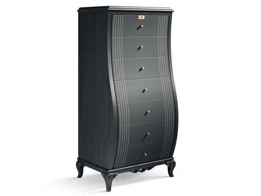 5763 Wooden chest of drawers