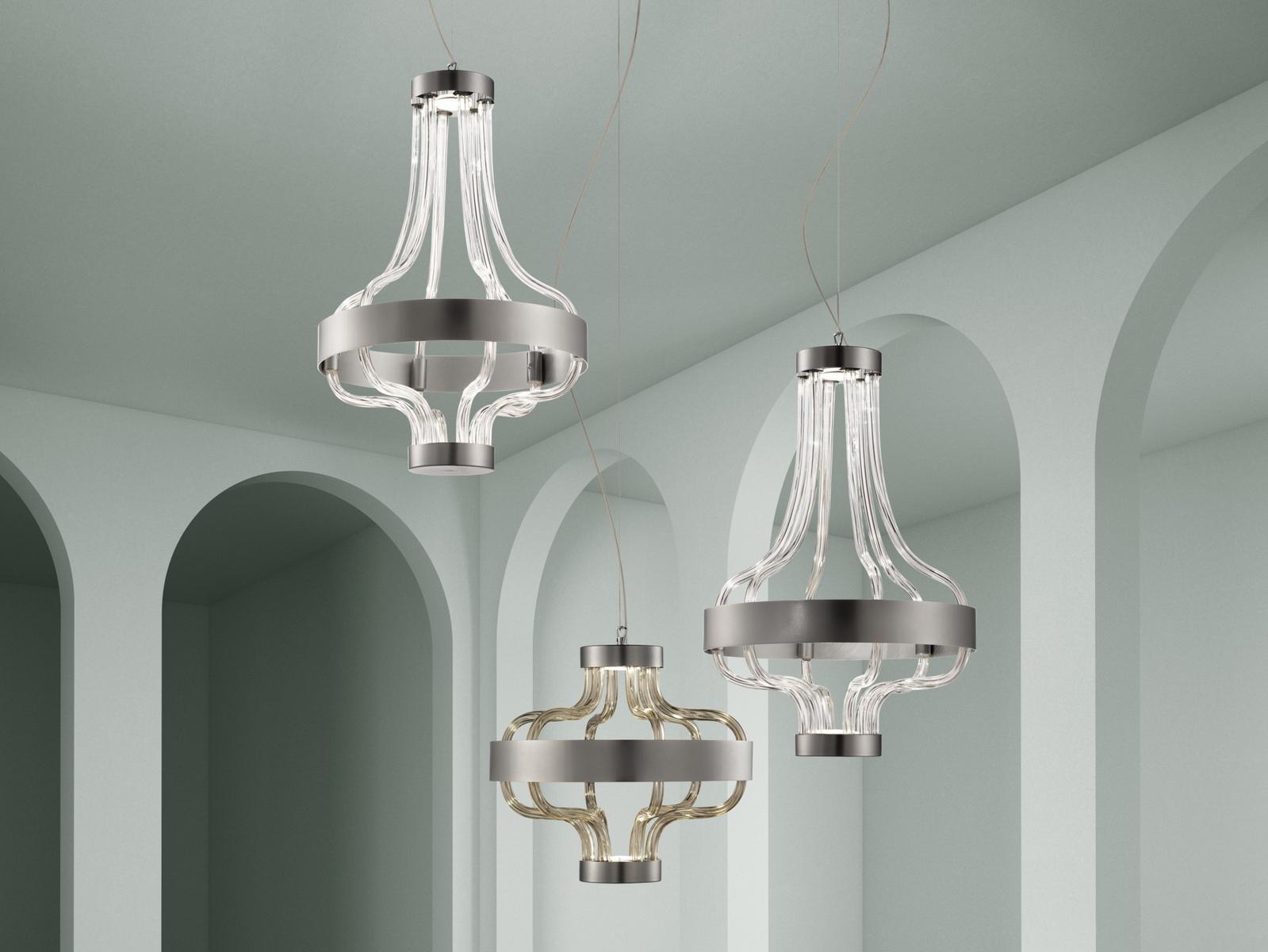 FESTA Blown glass chandelier