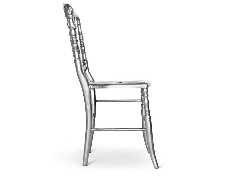 EMPORIUM Open back aluminium chair
