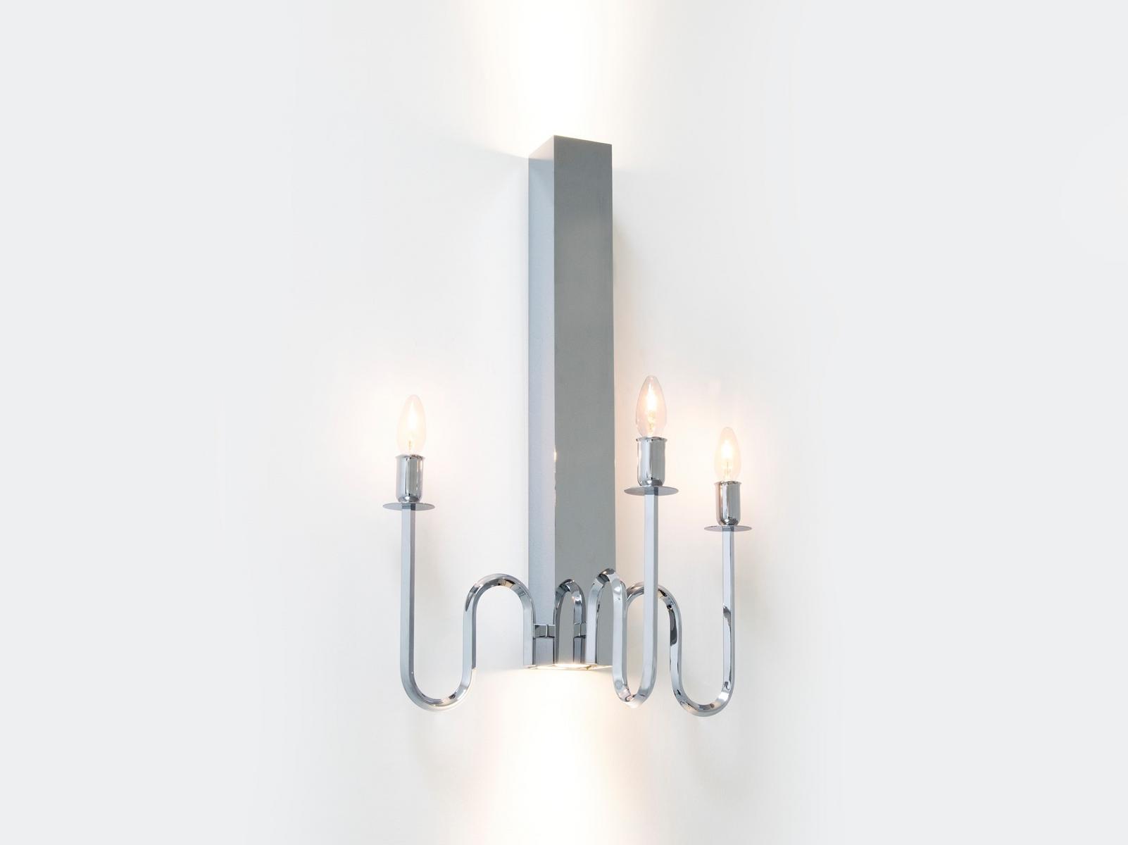 WALTZ OF VIENNA W3+2 Direct-indirect light metal wall lamp
