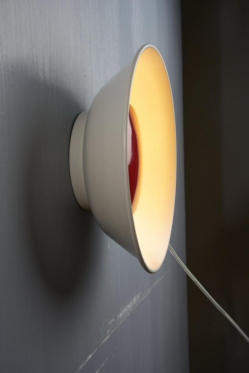 REVERB Indirect light metal wall light with dimmer