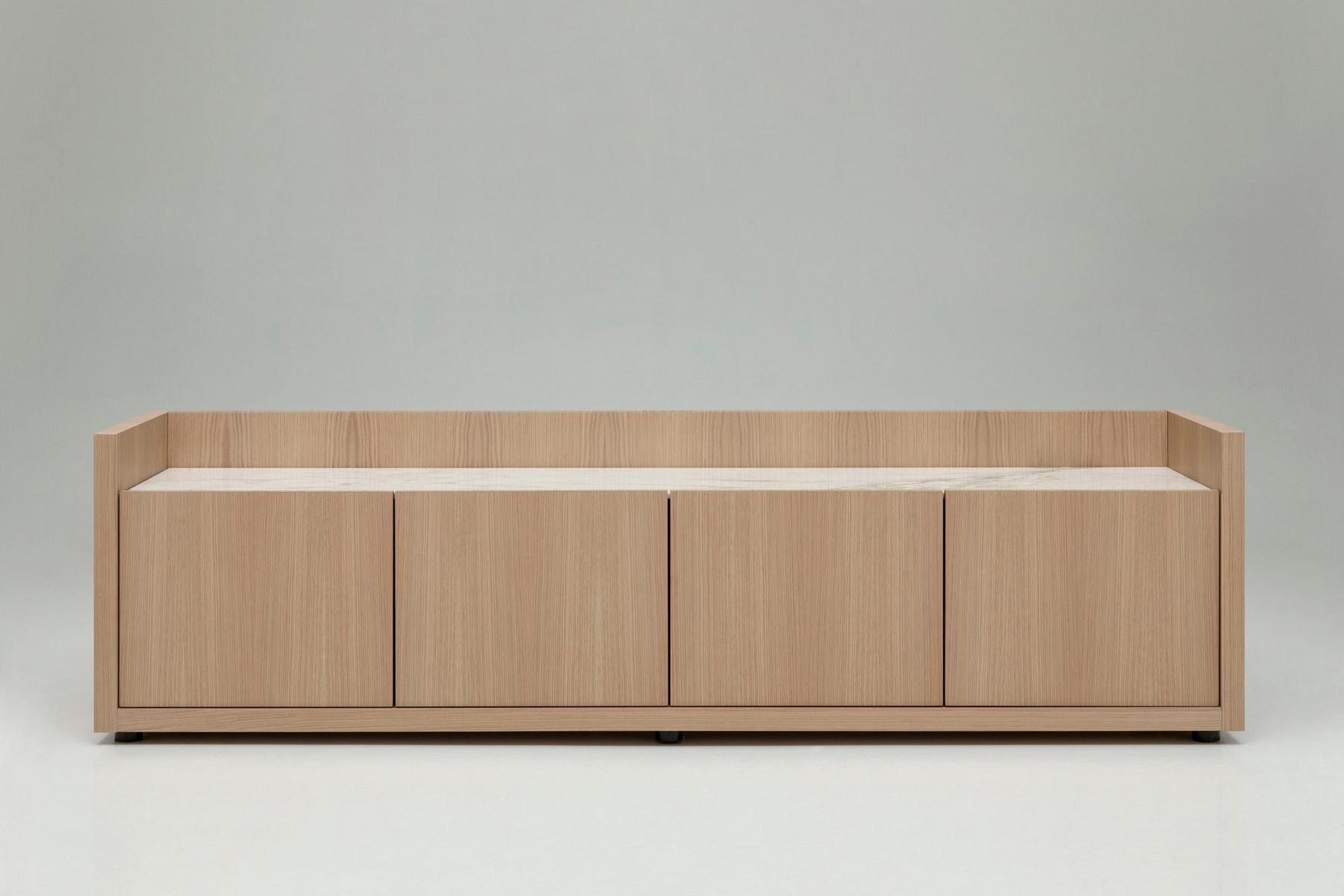 LIAGÒ Wooden sideboard with doors