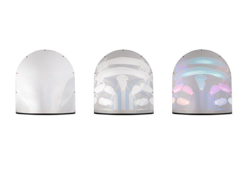 SPACE TABLE LAMP Mirrored glass table lamp