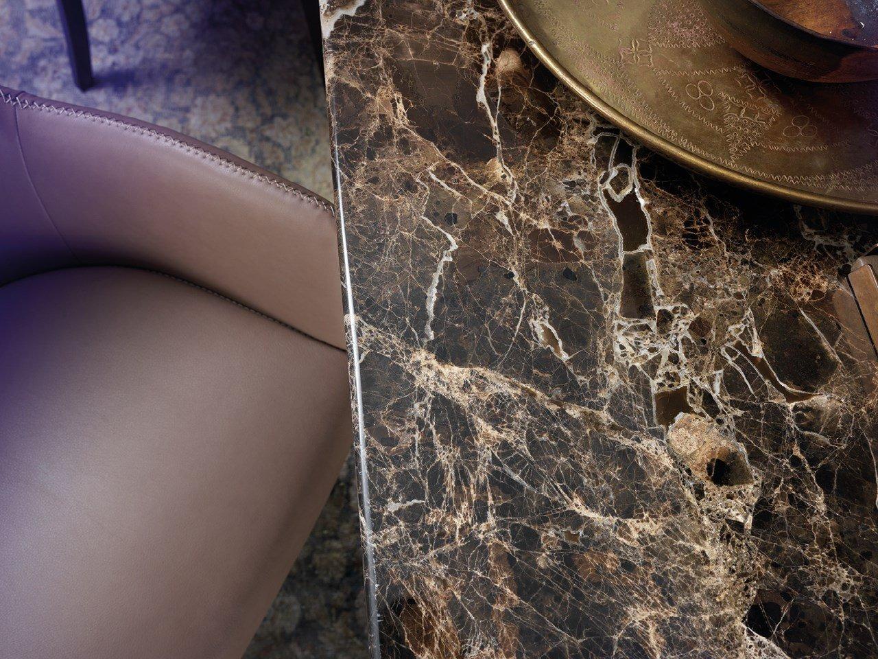 B130 Rectangular marble table