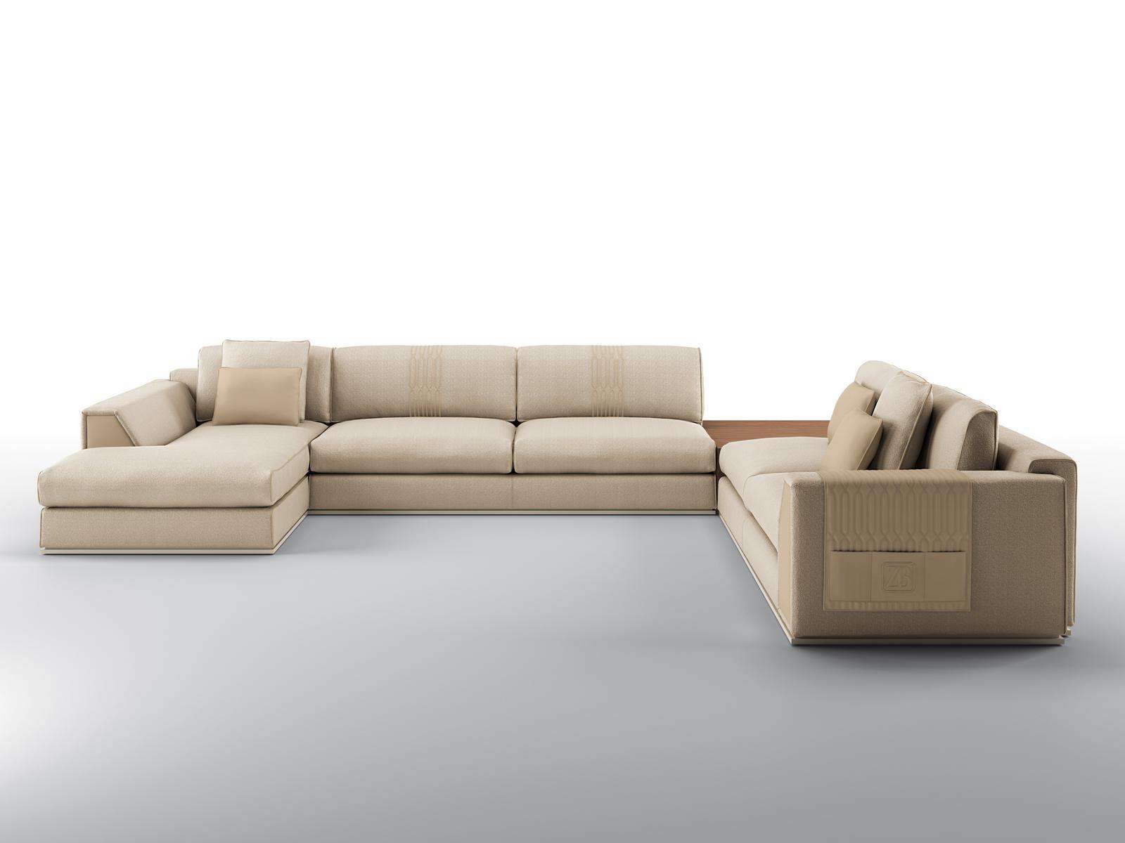 AMBASSADOR Sectional fabric sofa