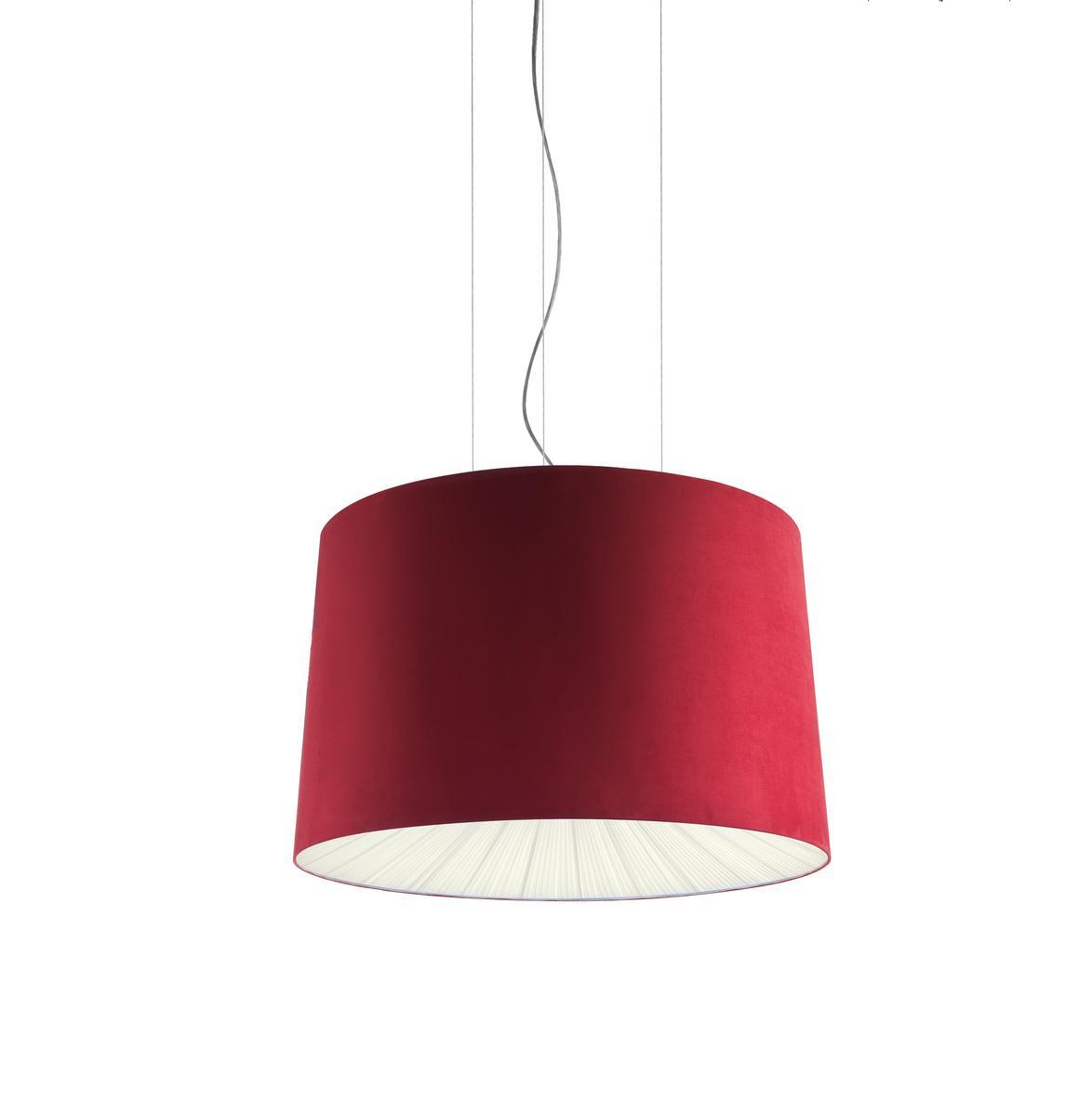 VELVET Suede fabric pendant lamp