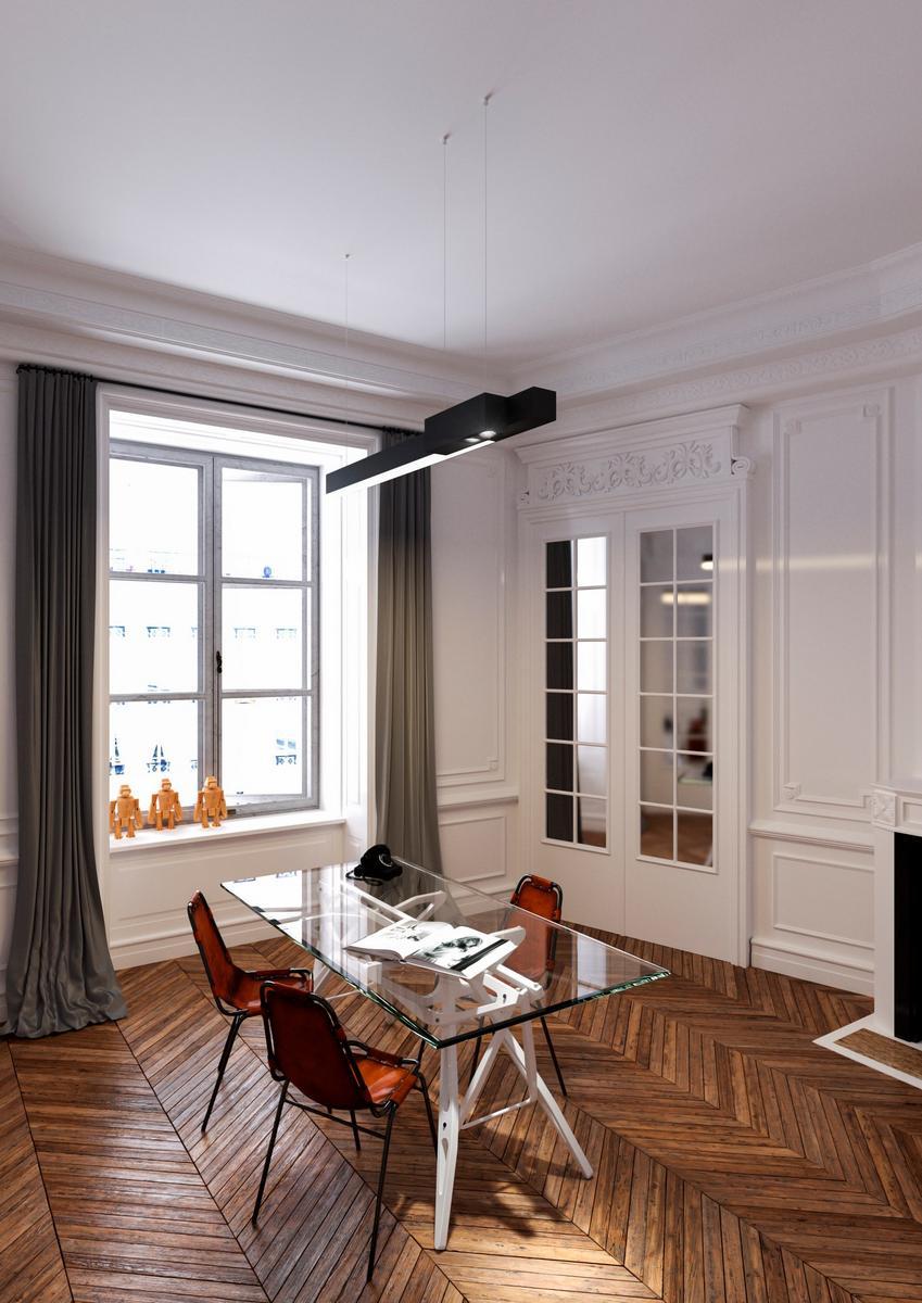 METROFFICE LED polycarbonate pendant lamp