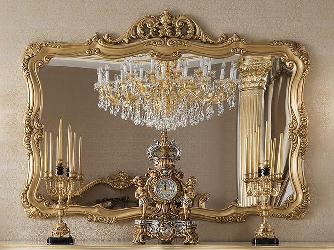 14677 Rectangular wall-mounted mirror