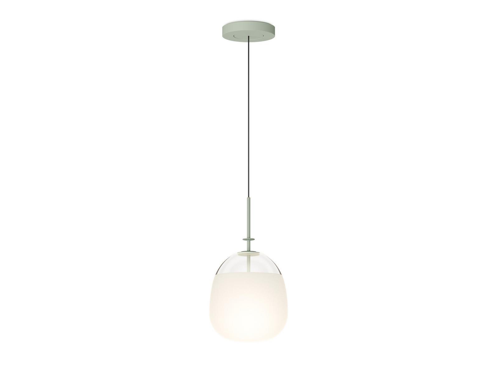 TEMPO 5772_5778 LED direct light glass and steel pendant lamp