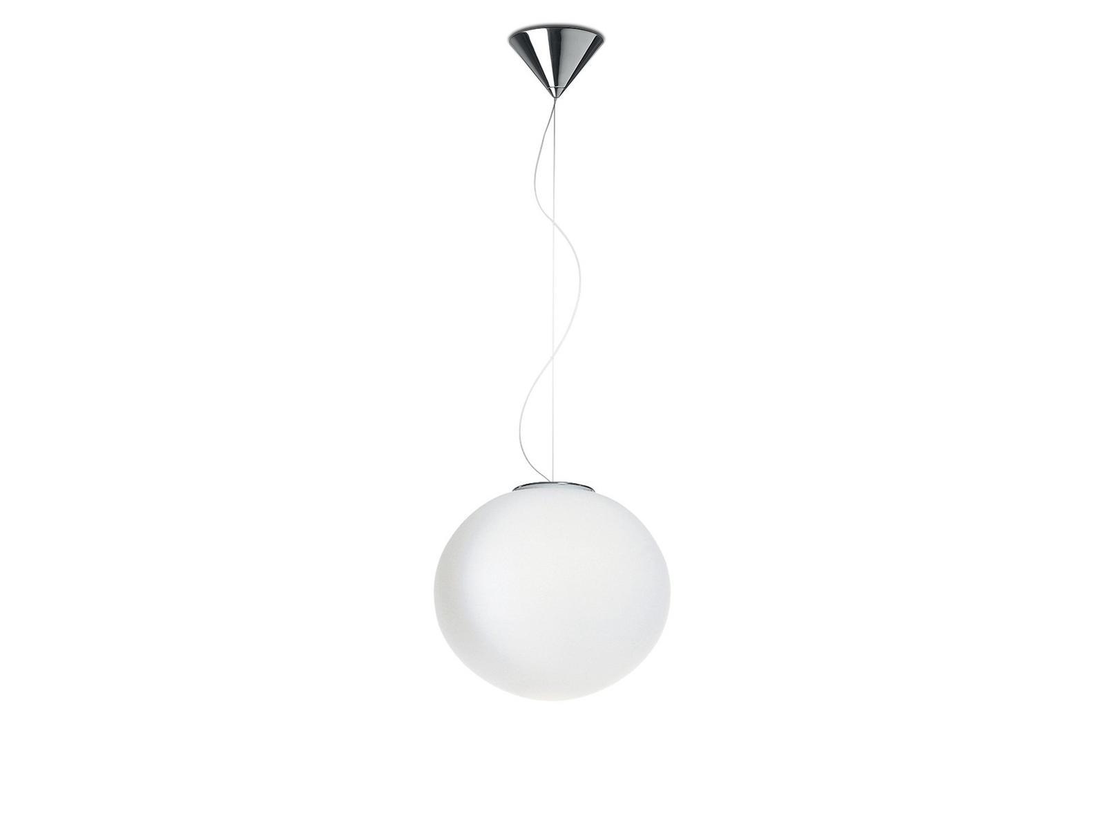SPHERA S29 LED blown glass pendant lamp