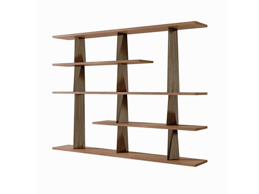 PRISMA Freestanding wooden bookcase