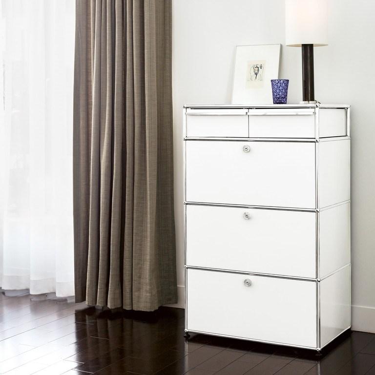 HALLER LIVING ROOM STORAGE Sectional metal chest of drawers
