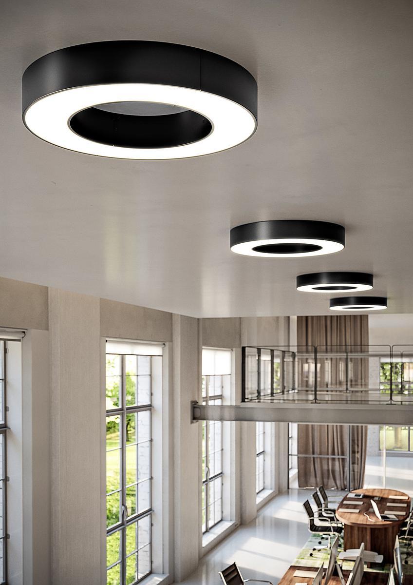 SILVER RING Aluminium wall lamp / ceiling lamp