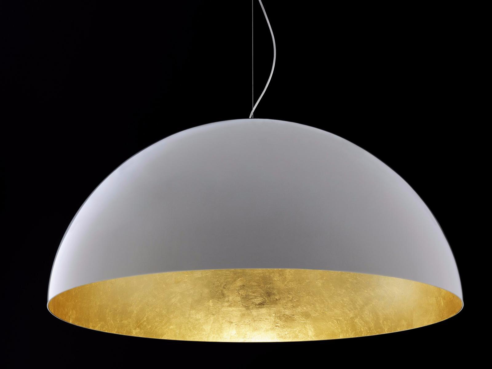 SONORA - 490/OR Direct light gold leaf and PMMA pendant lamp