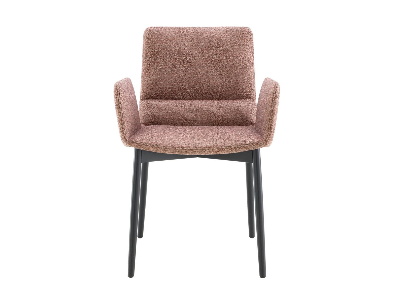 BENDCHAIR Upholstered fabric chair with removable cover with armrests