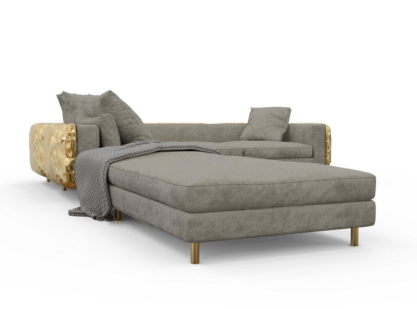 IMPERFECTIO Corner modular fabric sofa with chaise longue IMPERFECTIO Corner modular fabric sofa with chaise longue