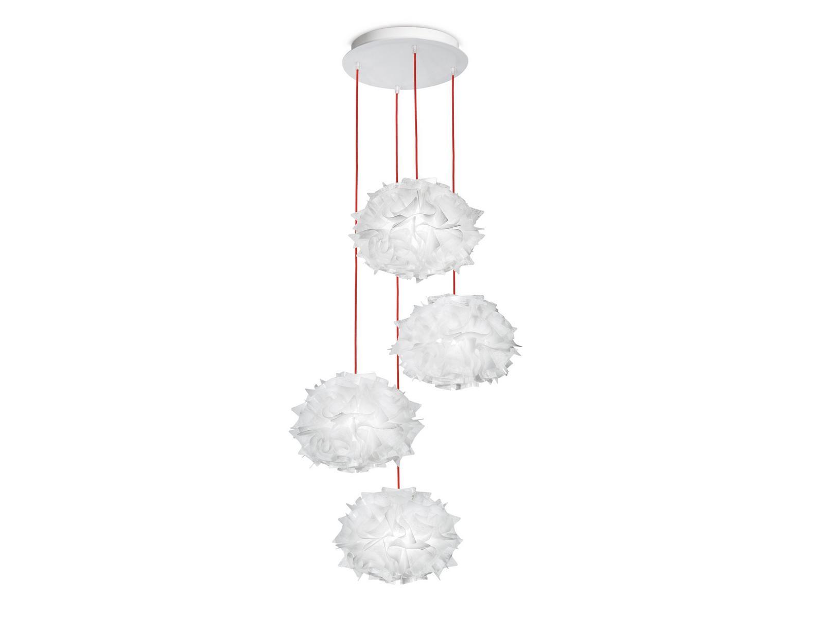 VELI MINI QUARTET COUTURE LED Opalflex® pendant lamp