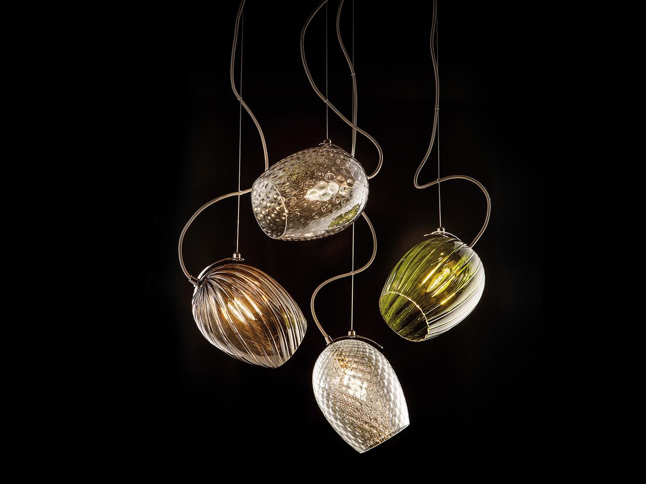 NUCE 4011/S Blown glass pendant lamp