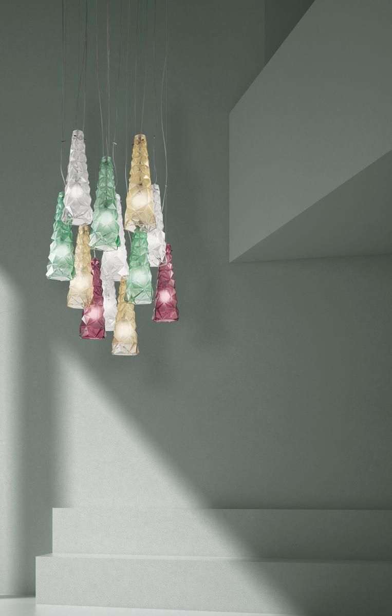 CHAOTIC Glass pendant lamp
