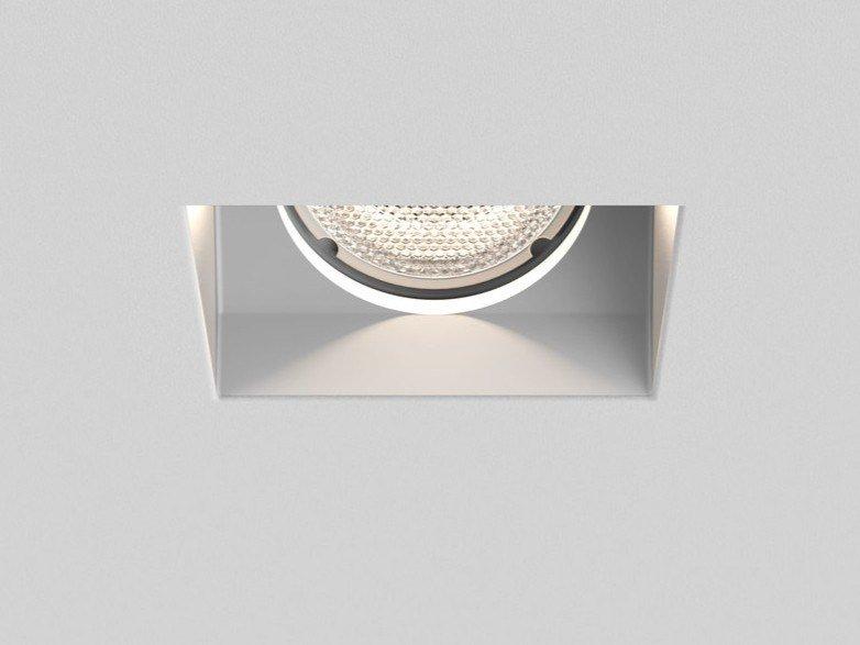 BLANCO 45 LED recessed plaster spotlight with dimmer