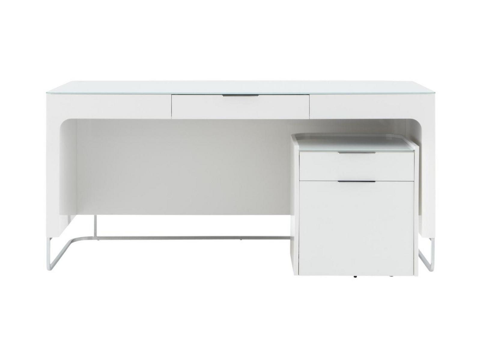 HYANNIS PORT Rectangular multi-layer wood writing desk with drawers