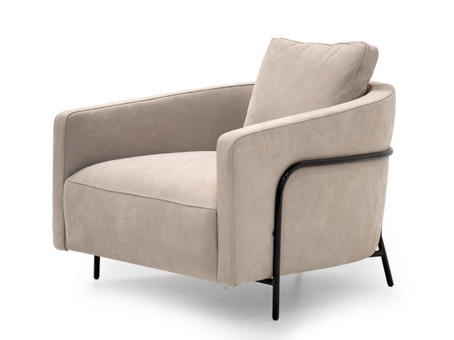 GIULIA Nabuk armchair
