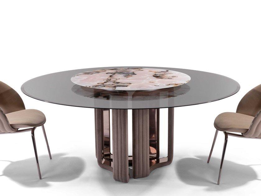 KYLO Round glass dining table