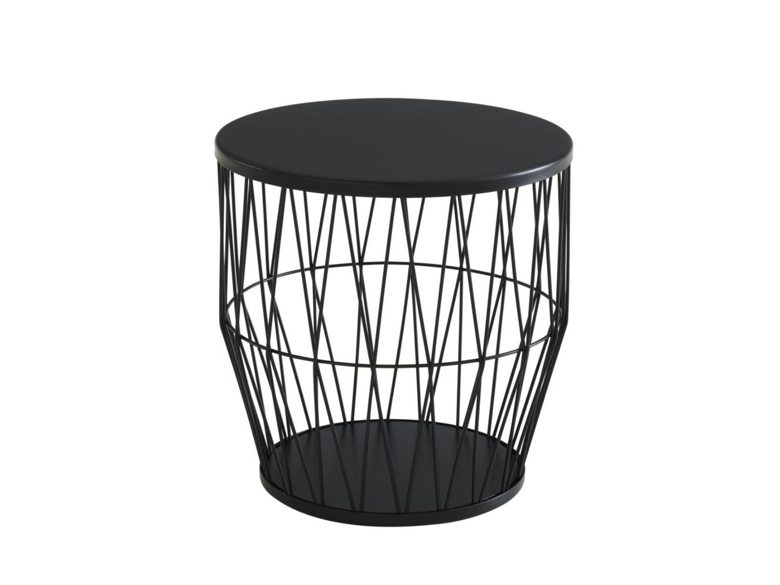 AZABU Round steel coffee table