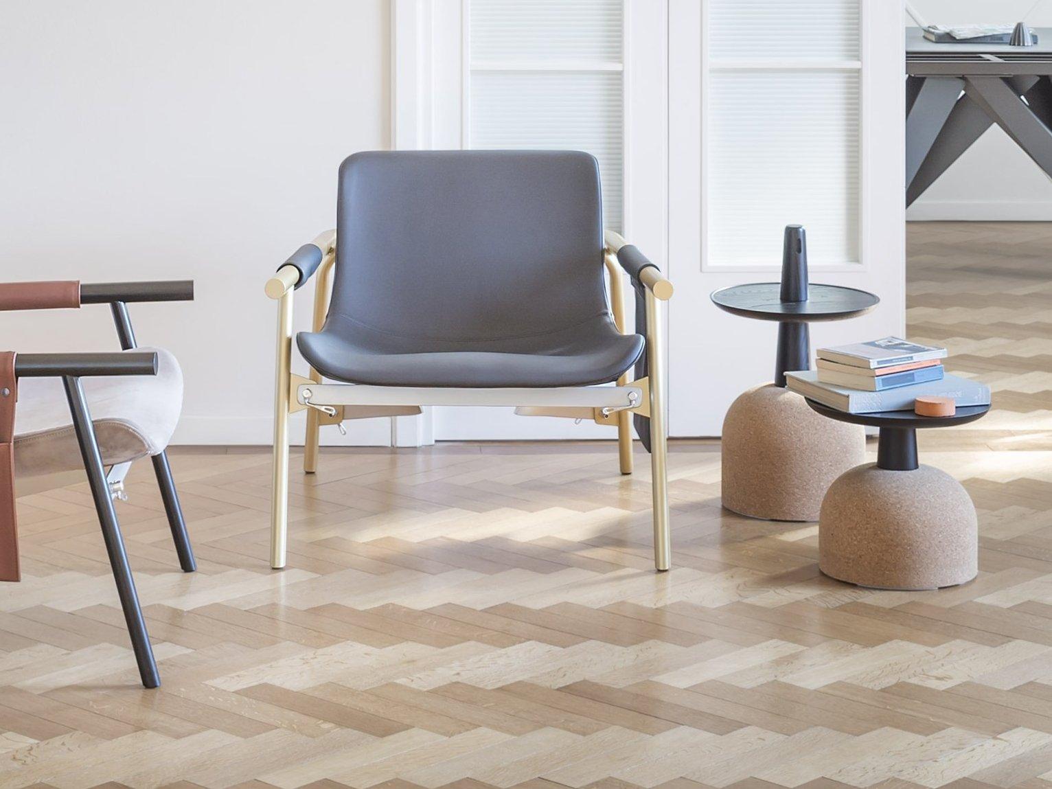 EDDY UP High-back Eco-leather armchair
