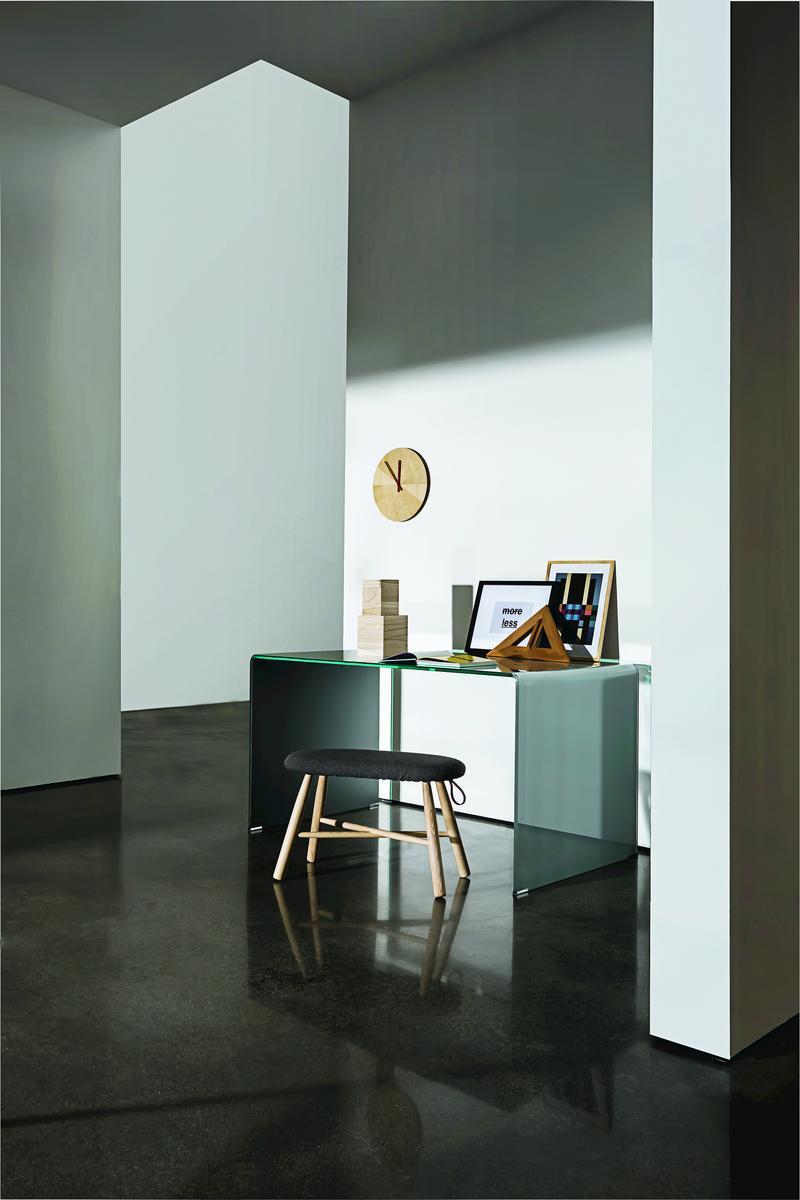 BRIDGE Rectangular glass table