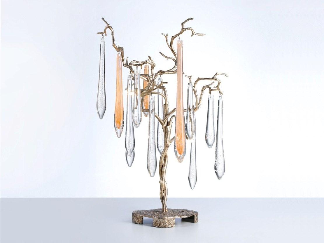 AQUA 6026 Halogen handmade bronze table lamp