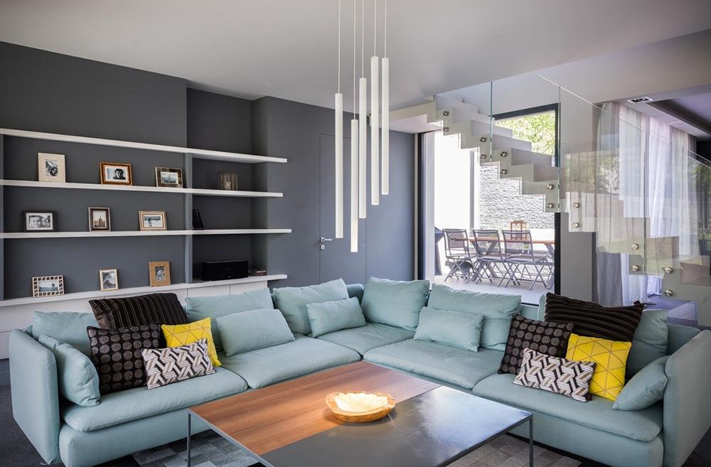 HELIA Aluminium pendant lamp in a contemporary style