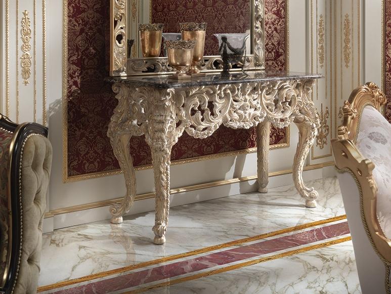 14609 Rectangular wooden console table