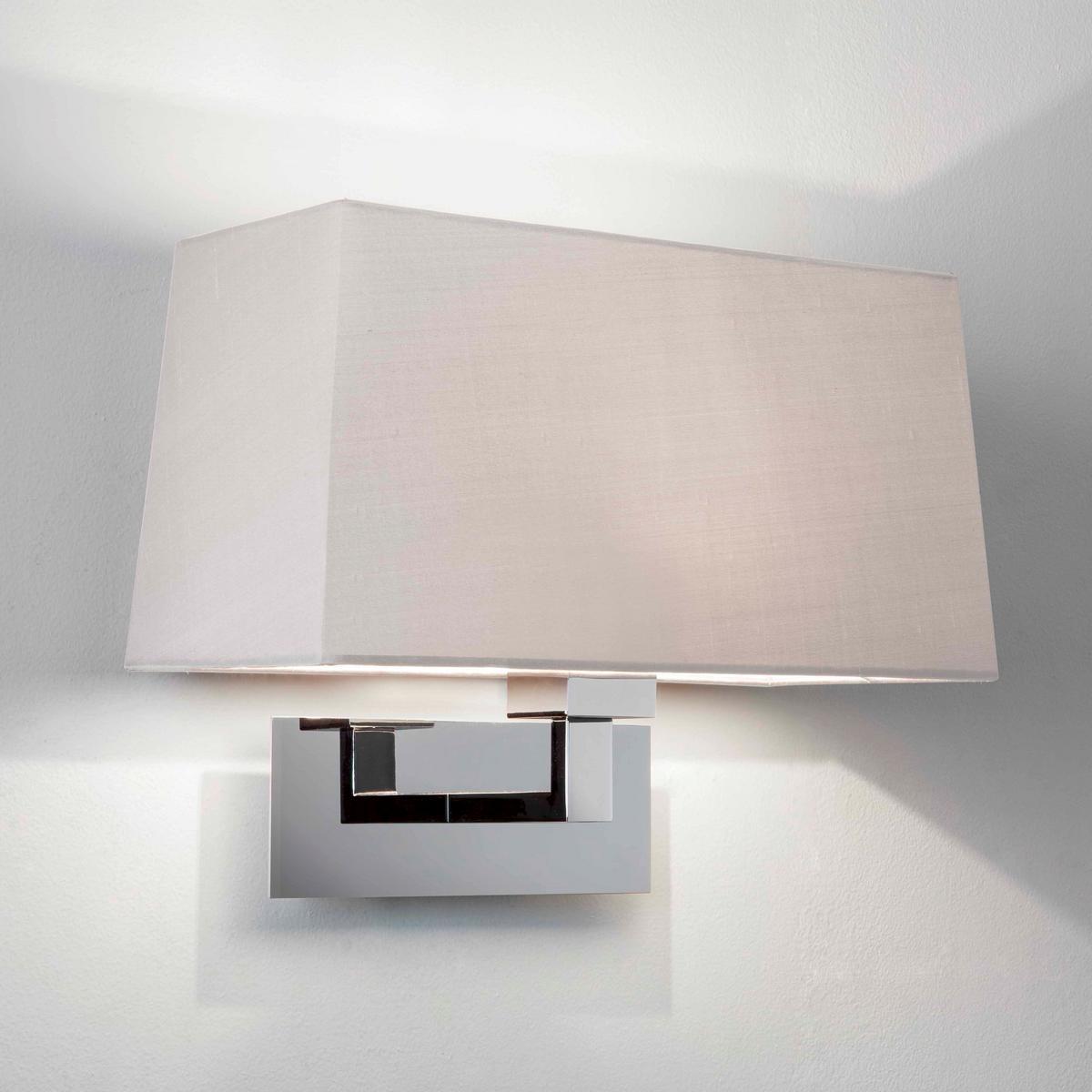PARK LANE GRANDE Wall lamp in steel and fabric