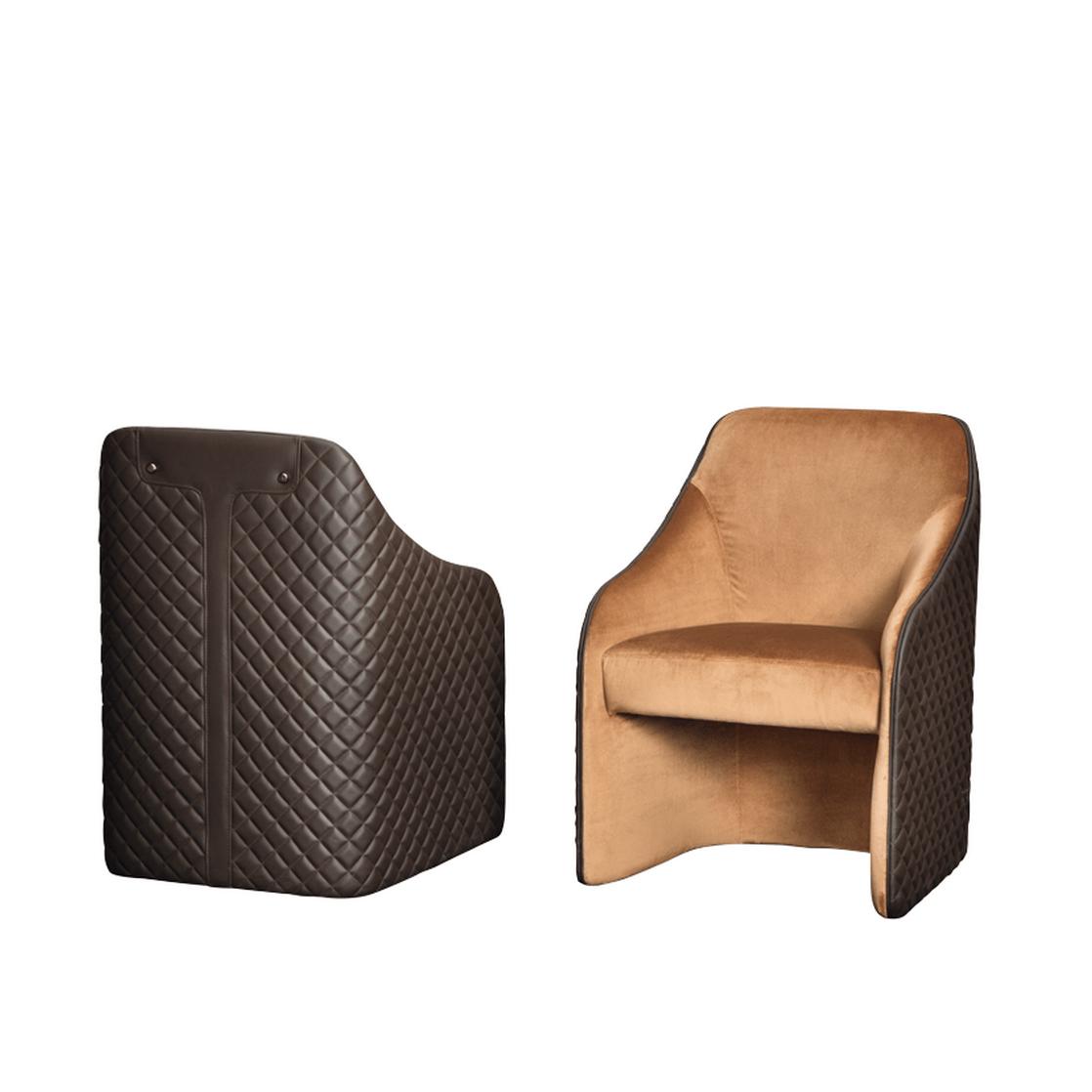 BACCO Nabuk armchair