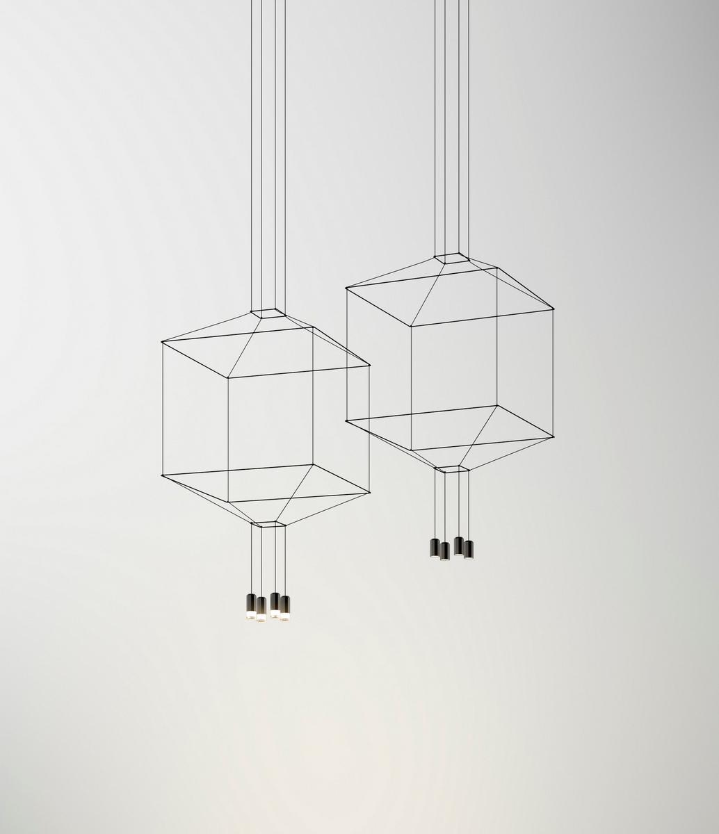 WIREFLOW 4 LED pendant lamp