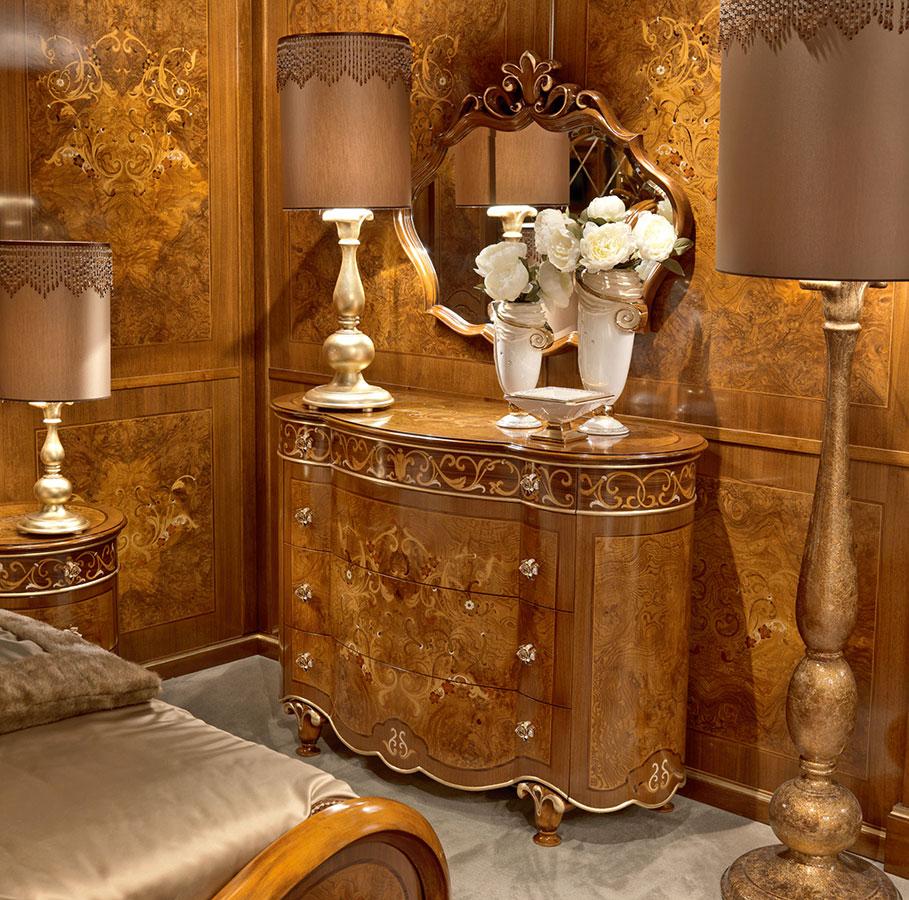 BELLAGIO Solid wood bedroom set in a classic style