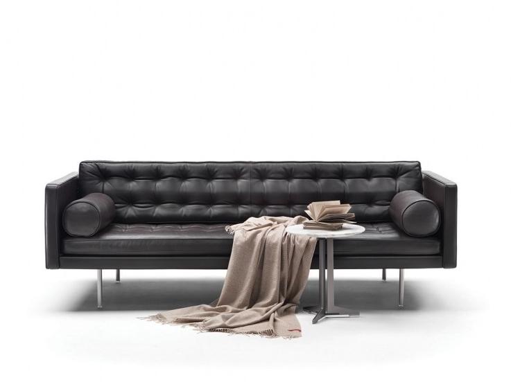 MAGISTER Tufted leather sofa bed