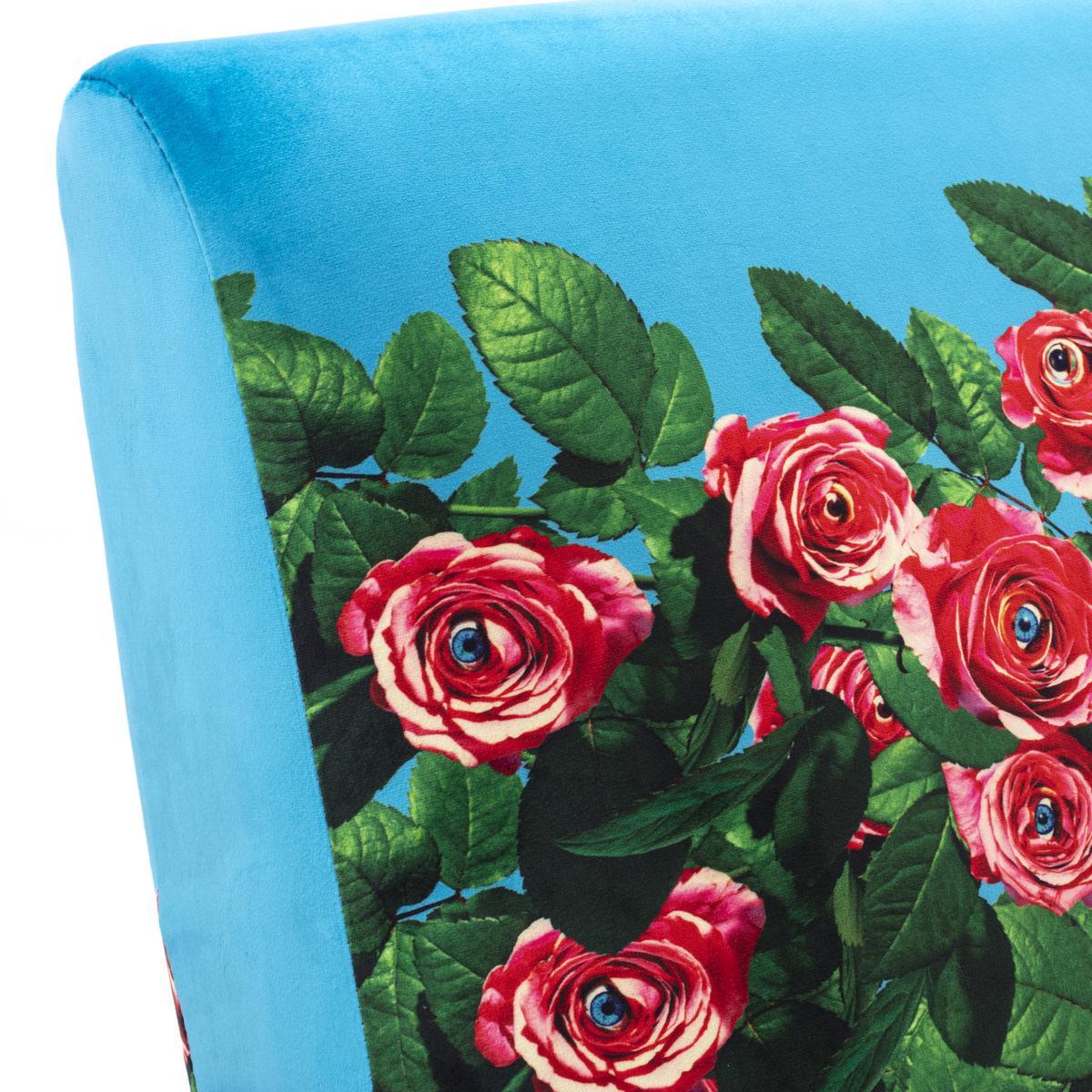 ROSES Fabric armchair with armrests