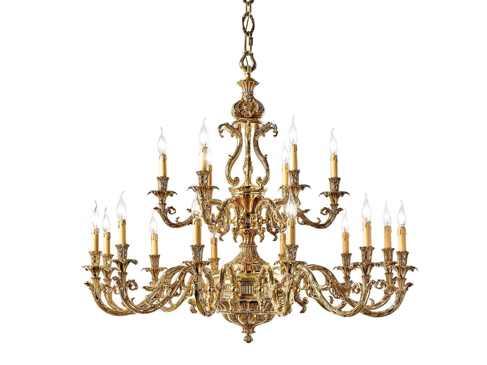 CAESAR 798/12+6 French Gold chandelier
