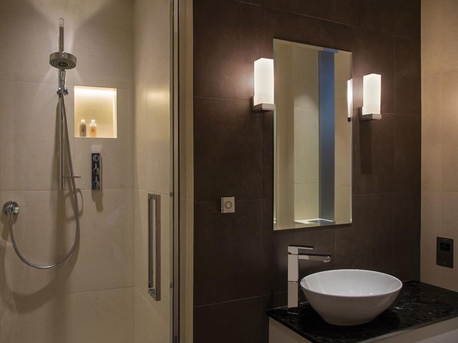 TAKETA Opal glass wall lamp with dimmer