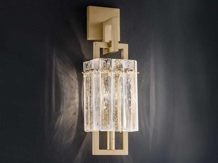 CREK A1 Metal and glass wall lamp