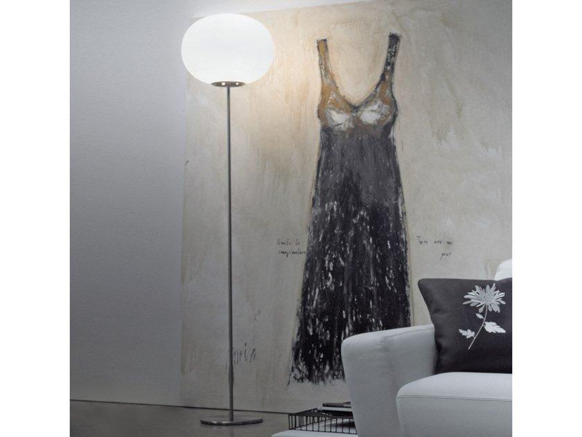 LUCCIOLA PT Blown glass floor lamp