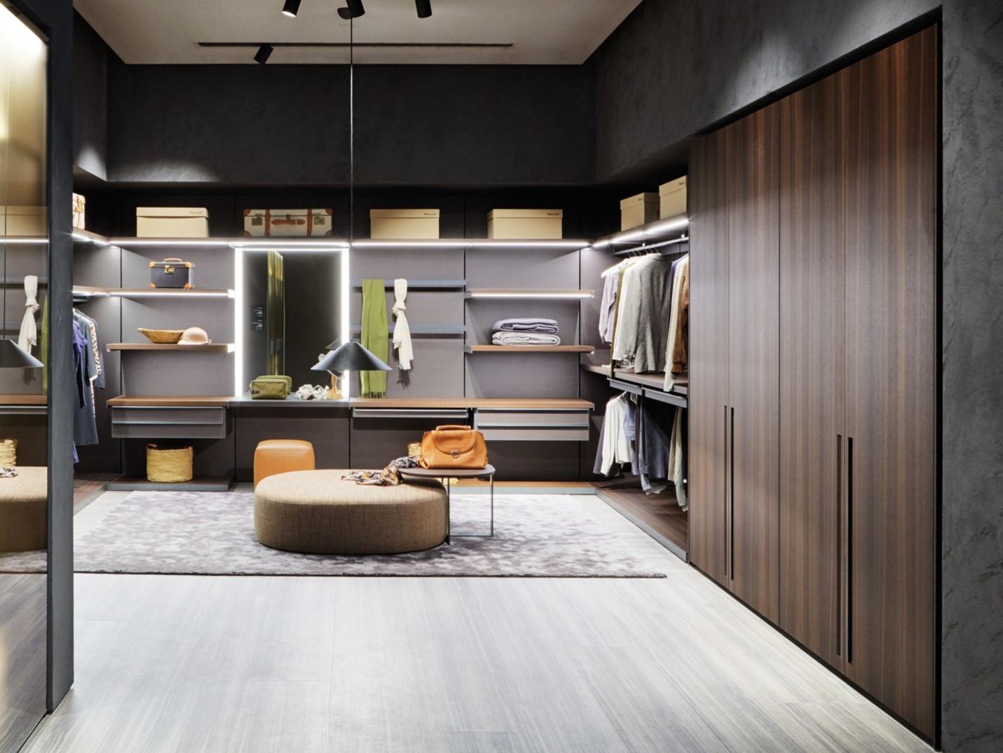 GLISS MASTER NICHE Hinged wooden cabinet door for wardrobes
