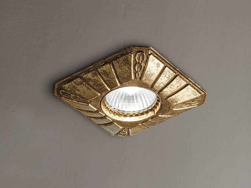 BRASS & SPOTS VE 1190 Semi-inset brass spotlight