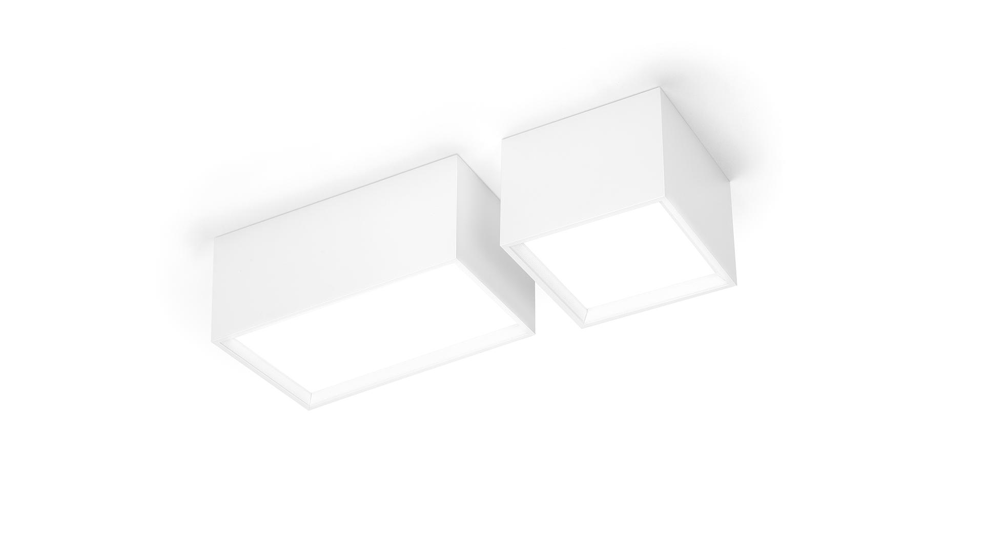 BLOCK LARGE LED aluminium ceiling lamp