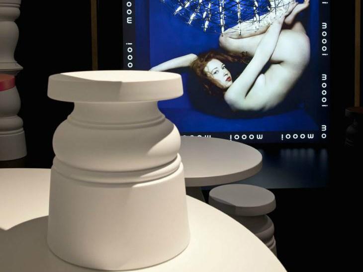 CONTAINER STOOL NEW ANTIQUES Low stool