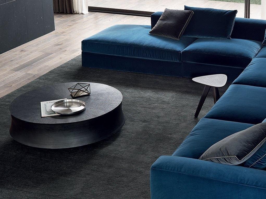 SOORI Low round coffee table for living room