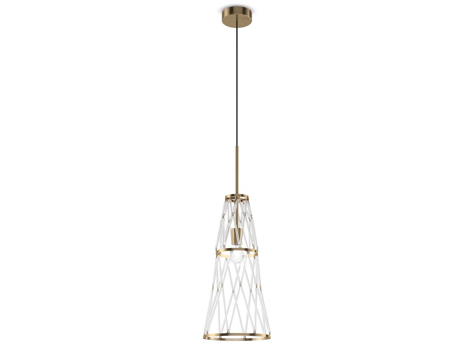 STARNET SP 4 LED direct light glass pendant lamp